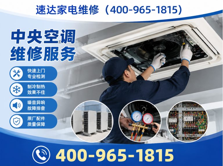 焦作中央空调维修展示图